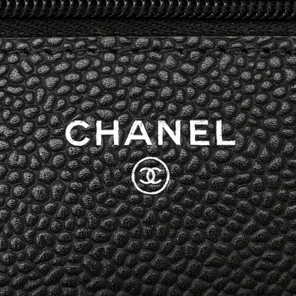 Chanel Caviar Quilted Wallet on Chain WOC Black 6 of 13