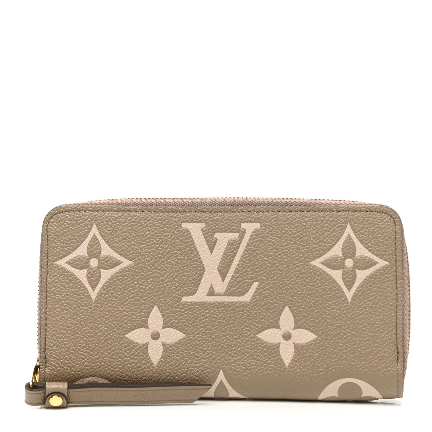 Empreinte Monogram Giant Zippy Wallet Tourterelle Creme