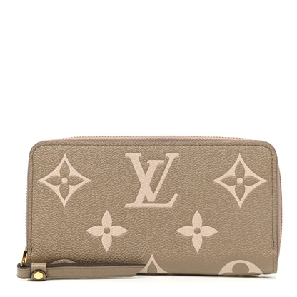 Louis Vuitton Empreinte Monogram Giant Zippy Wallet Tourterelle Creme 1 of 6
