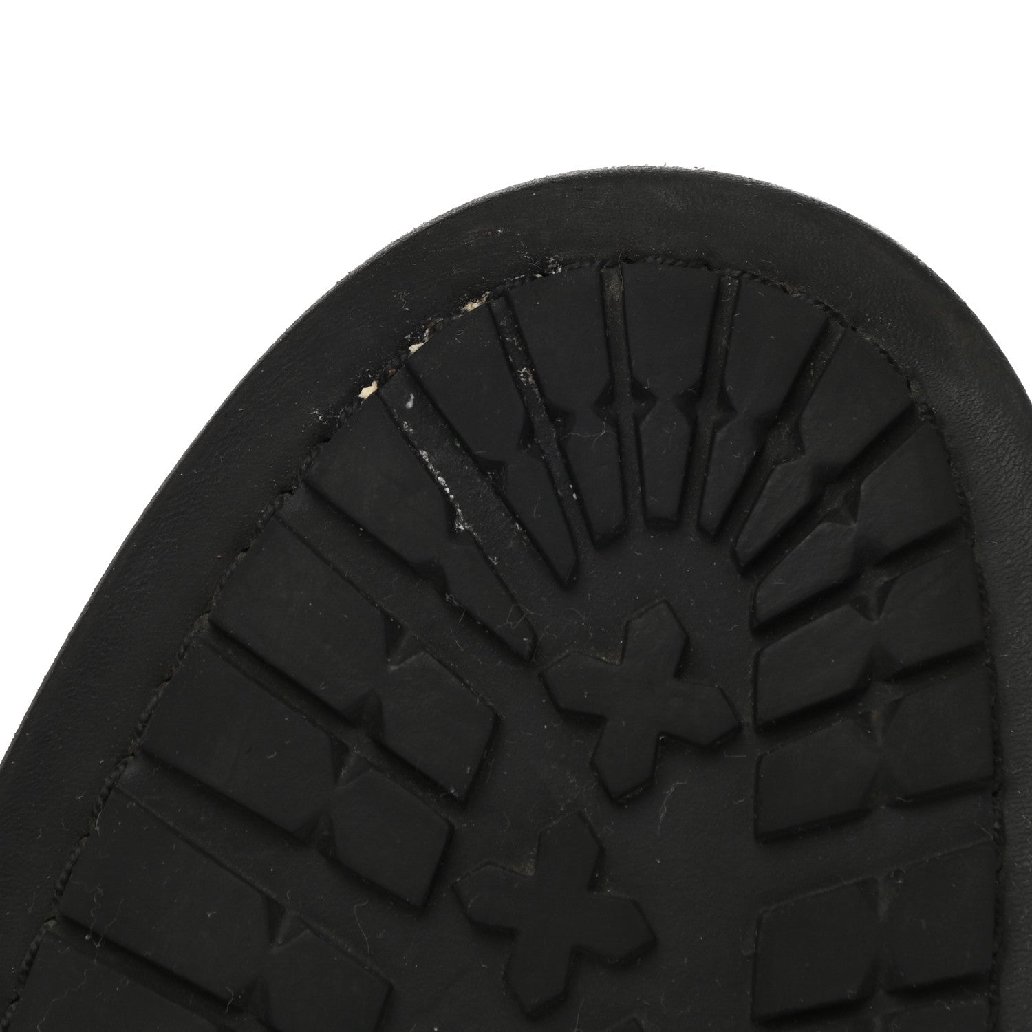 Chanel Calfskin Quilted Lace Up Combat Boots 36.5 Black 11 of 11