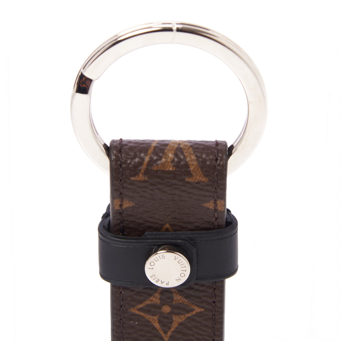 Monogram LV Dragonne Bag Charm Key Holder