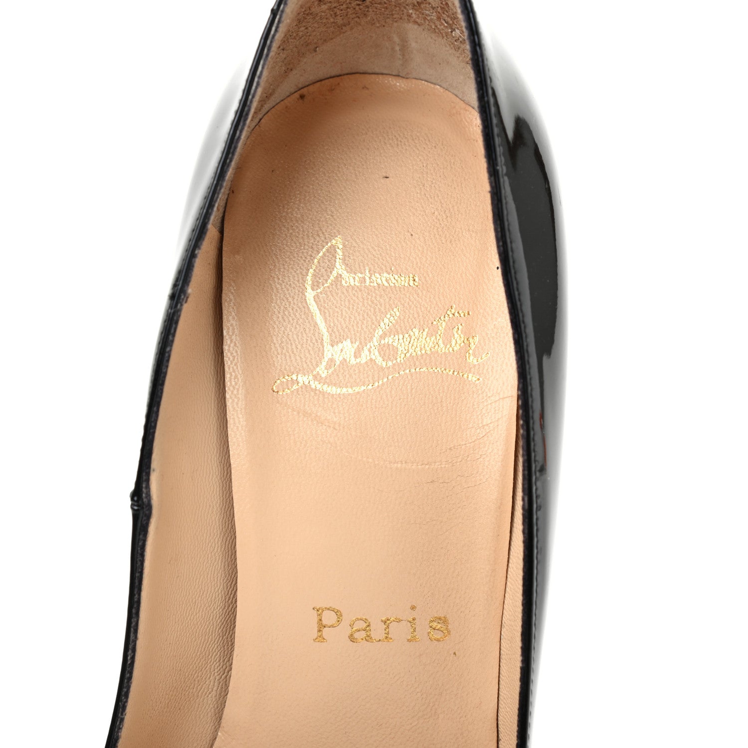 Christian Louboutin Patent Rolando 120 Pumps 37.5 Black 7 of 8