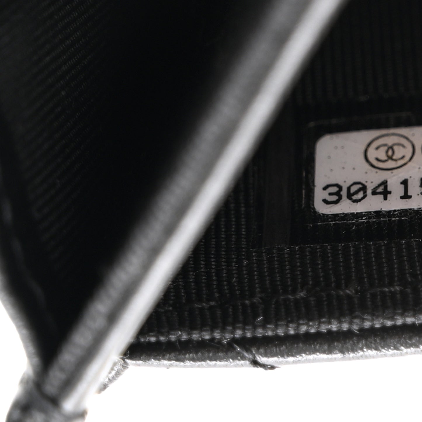 Aged Calfskin Chevron Quilted Reissue Card Holder Wallet So Black