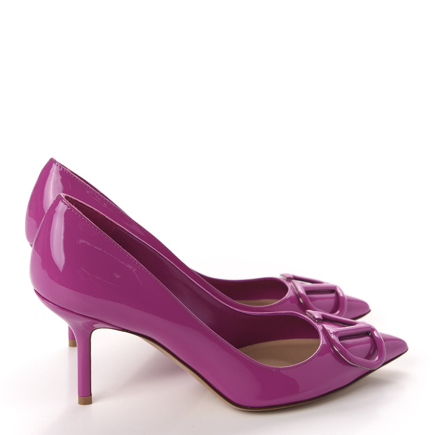 Patent Vlogo Signature 80 Pumps 37.5 Radiant Orchid