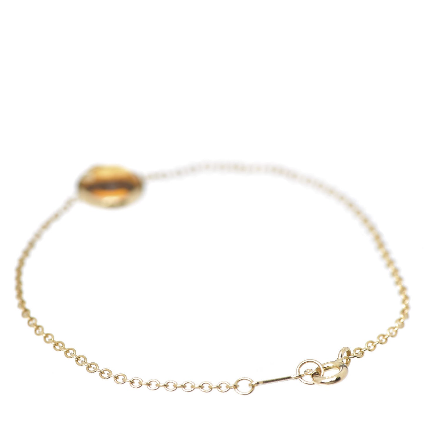 18K Yellow Gold Citrine Paloma Picasso Olive Leaf Bracelet