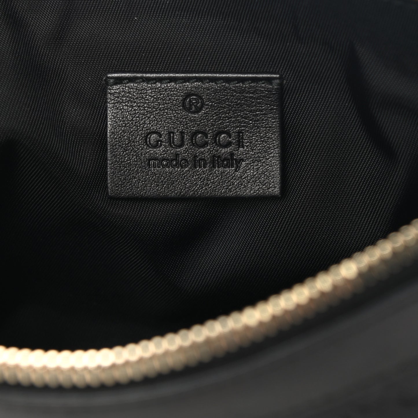 Guccissima Signature New Britt Wristlet Black