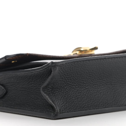Louis Vuitton Damier Ebene Vavin Chain Wallet Black 8 of 9