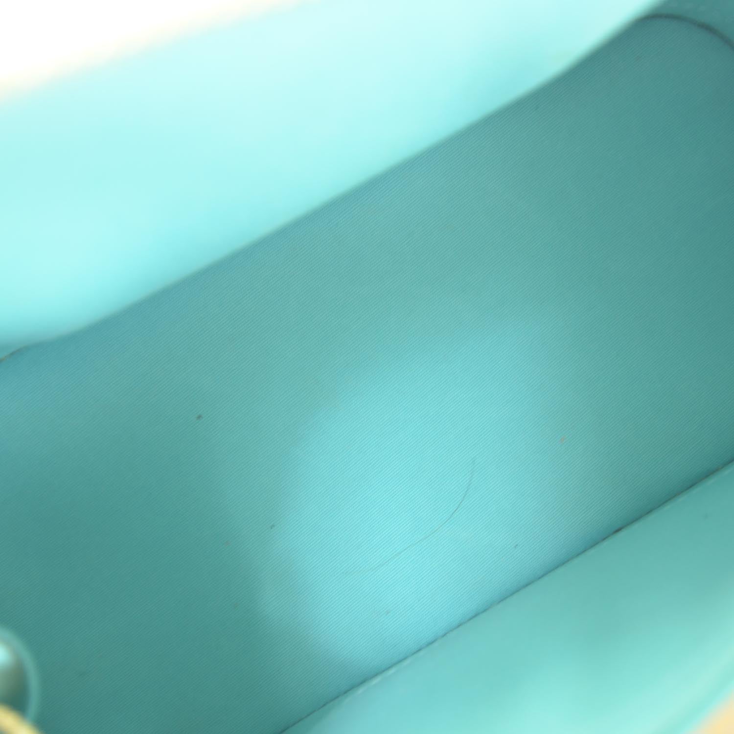 Louis Vuitton Vernis Alma BB Blue Lagon 8 of 8