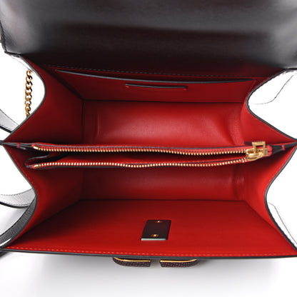 Valentino Garavani Calfskin Lips Crossbody Bag Black 4 of 8