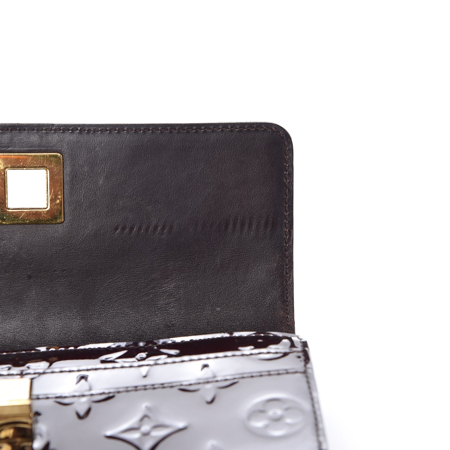 Louis Vuitton Vernis Sarah Noeud Wallet Amarante 8 of 9