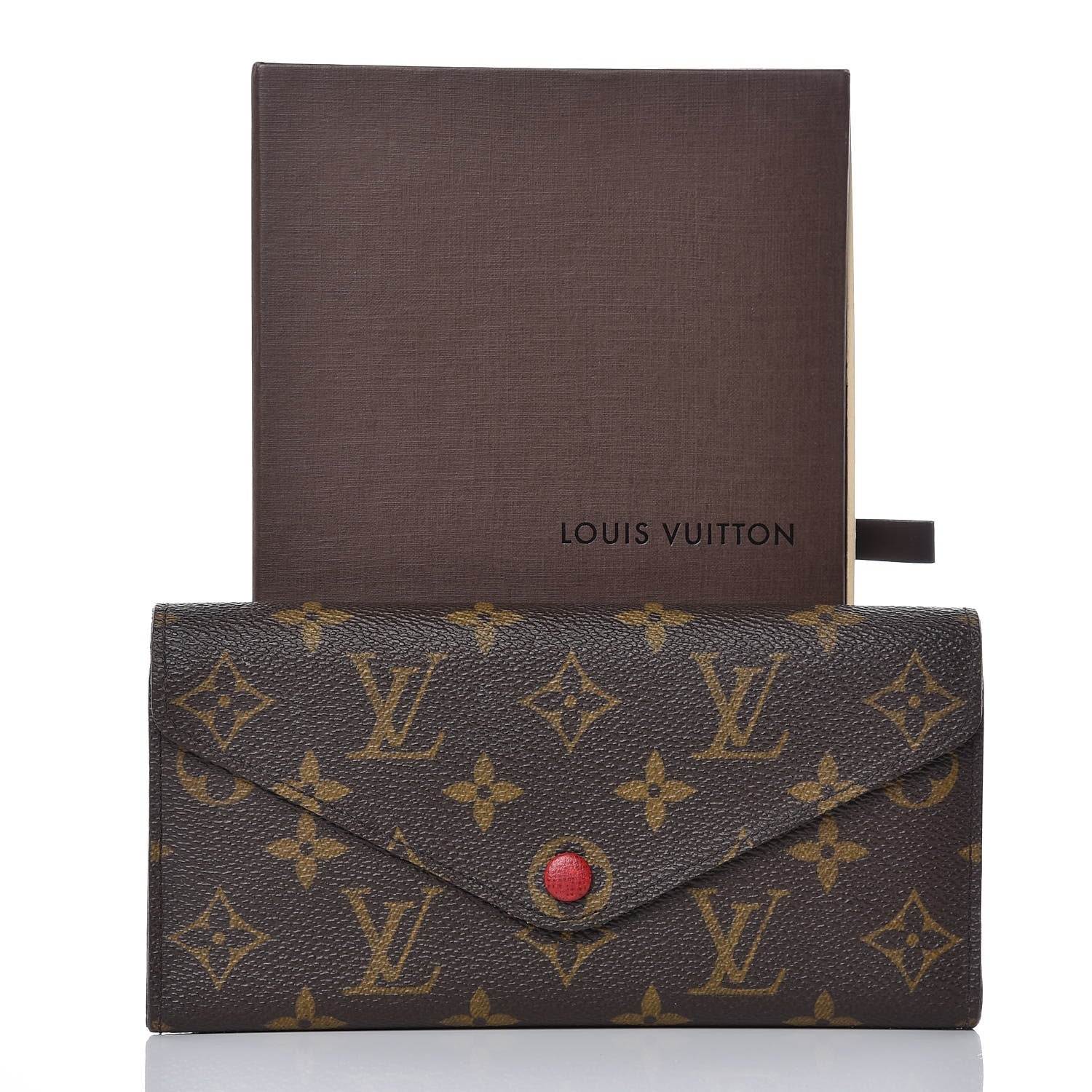 Louis Vuitton Monogram Josephine Wallet Red 10 of 10