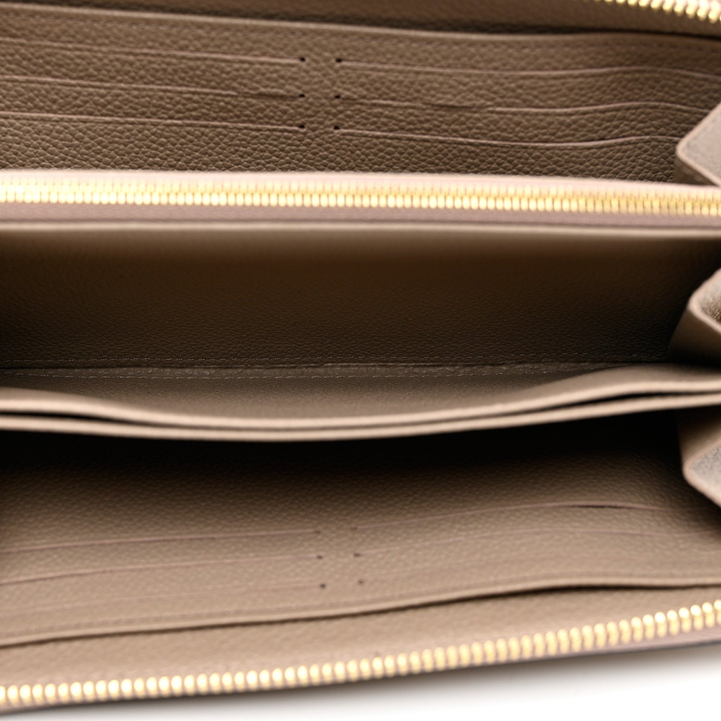 Empreinte Monogram Giant Zippy Wallet Tourterelle Creme