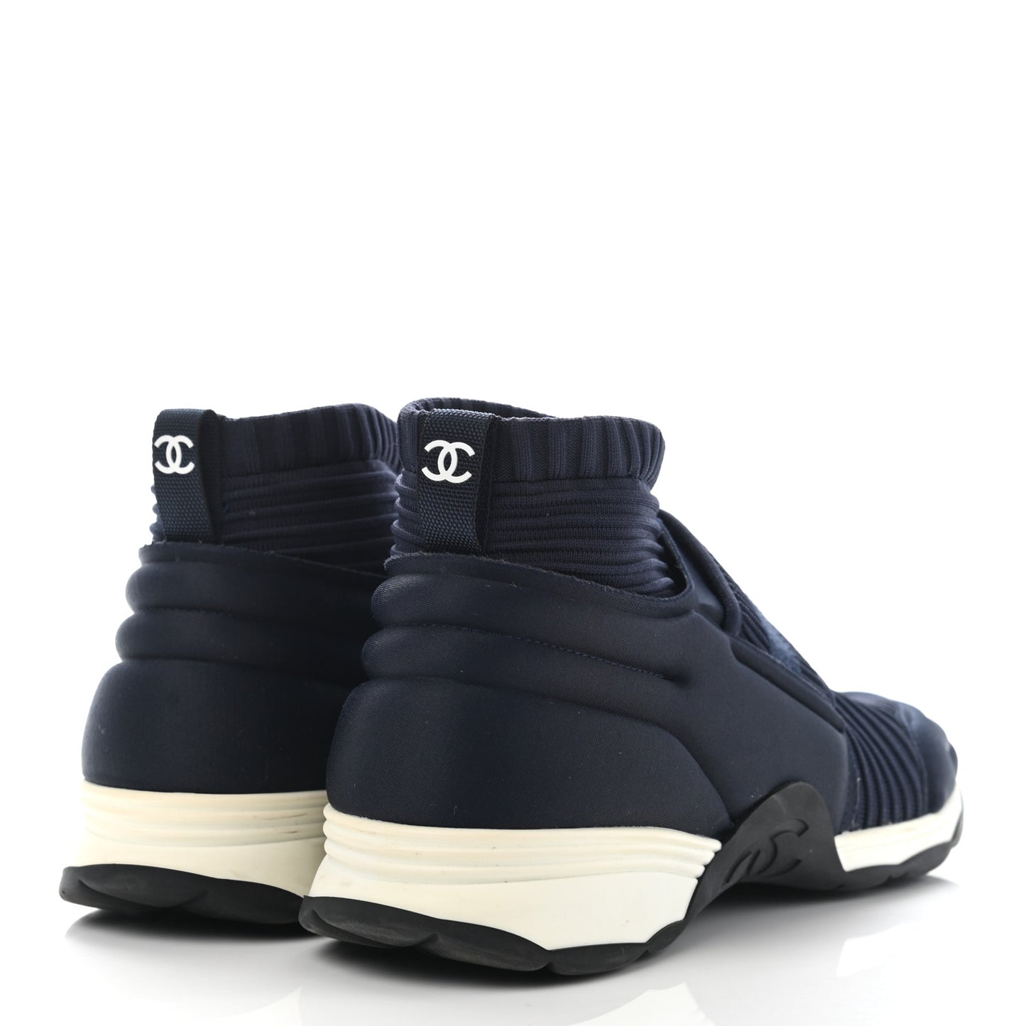 Stretch Fabric CC Sneakers 39 Blue