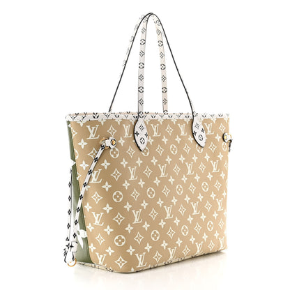 Louis Vuitton Monogram Giant Neverfull MM Kaki 4 of 11