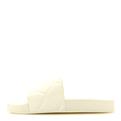 Bottega Veneta Rubber The Slider Sandals 37 Sea Salt 1 of 8