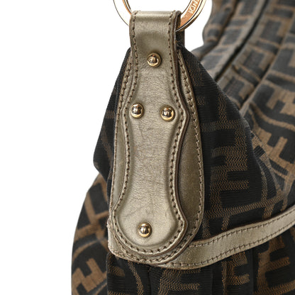 Fendi Zucca Chef Hobo Tobacco Gold 13 of 16