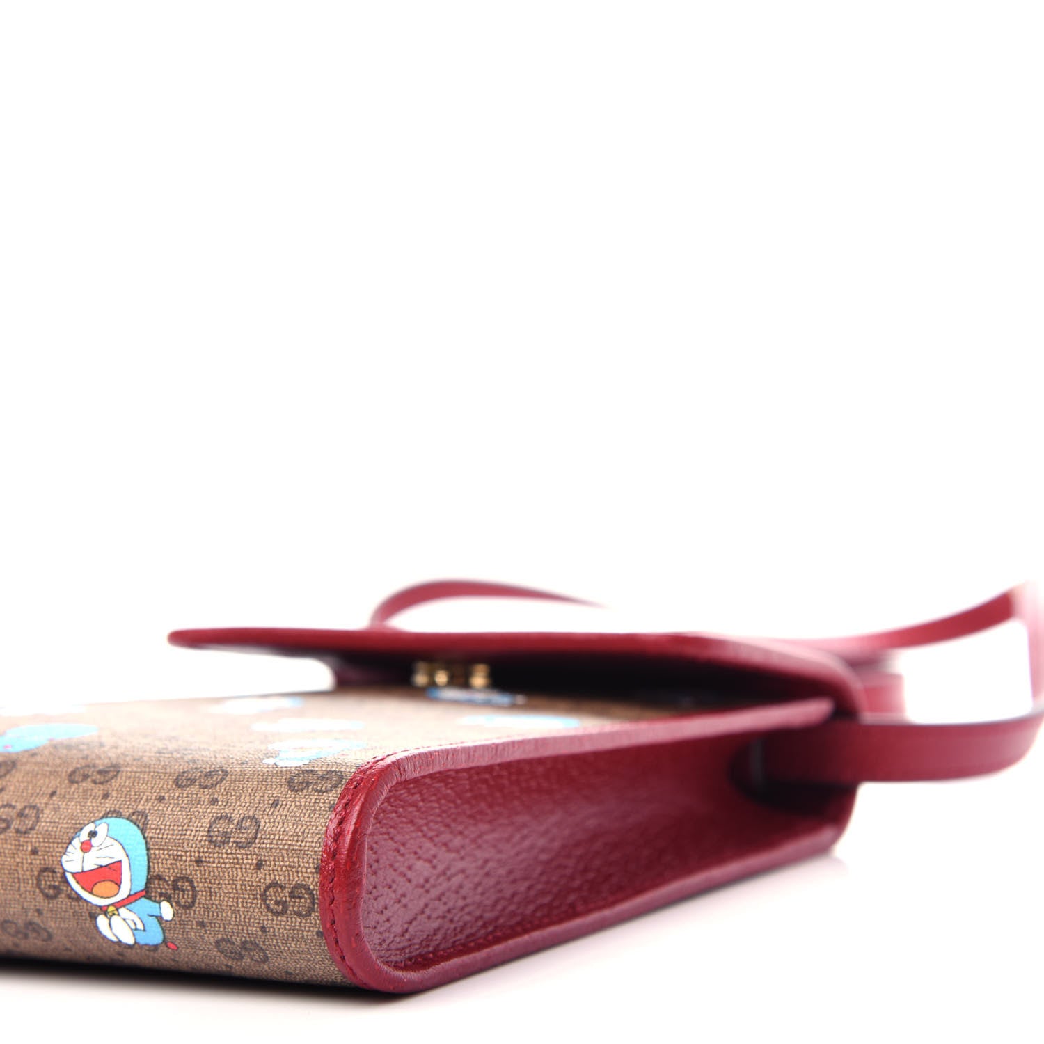Gucci X DORAEMON Mini Vintage GG Supreme Monogram Mini Crossbody Bag Beige Cherry Red 8 of 10