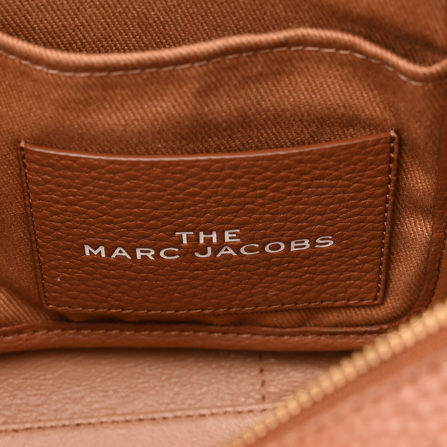 Grained Calfskin Small The Tote Bag Argan Oil