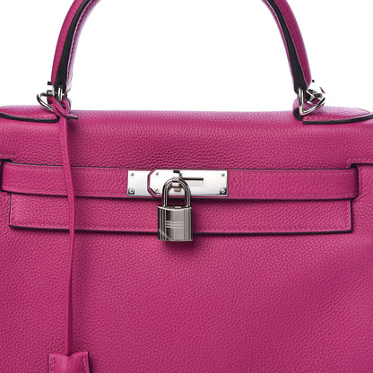 Hermes Togo Kelly Retourne 28 Rose Pourpre 19 of 42