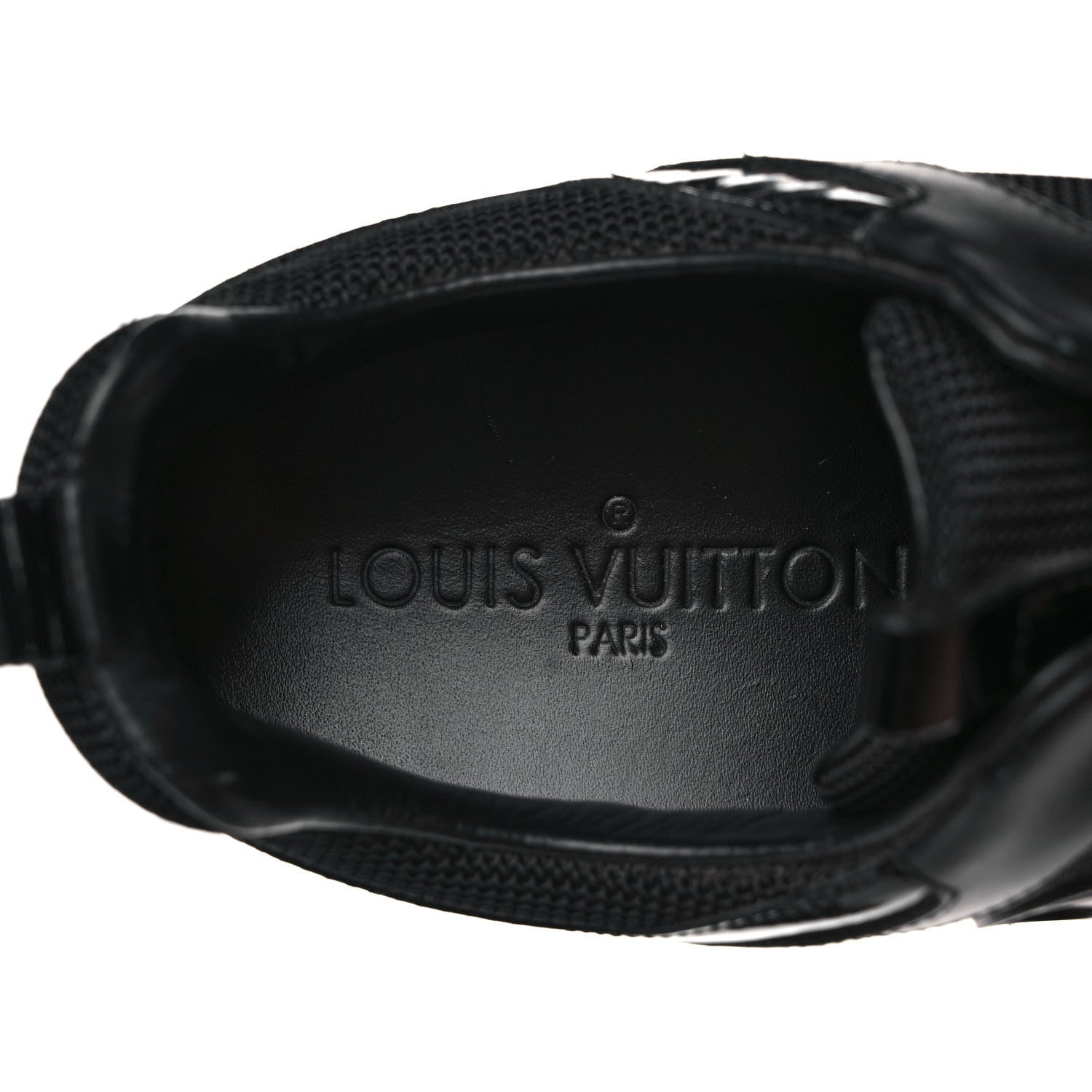 Louis Vuitton Calfskin Run Away Sneakers 36 Black 7 of 8