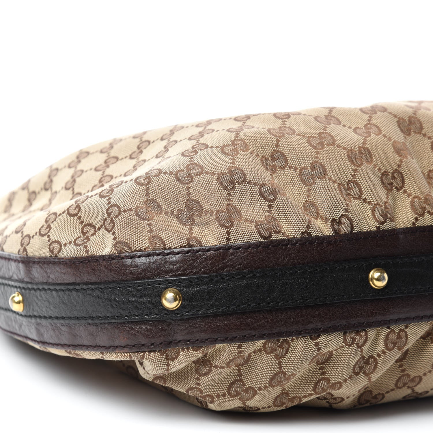 Gucci Monogram Medium Interlocking Hobo Dark Brown 6 of 10