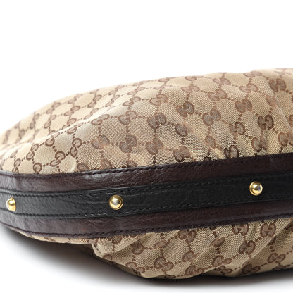Gucci Monogram Medium Interlocking Hobo Dark Brown 6 of 10