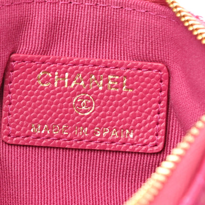 Chanel Caviar Quilted Small Cosmetic Case Pink 6 of 8