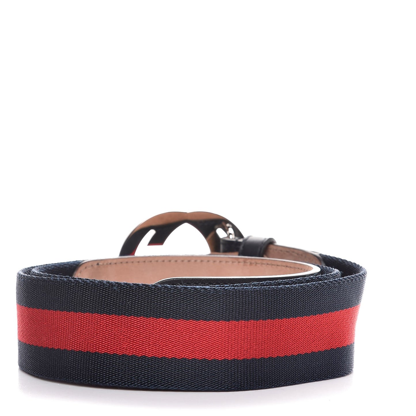Canvas Web Interlocking G Belt 85 34 Navy