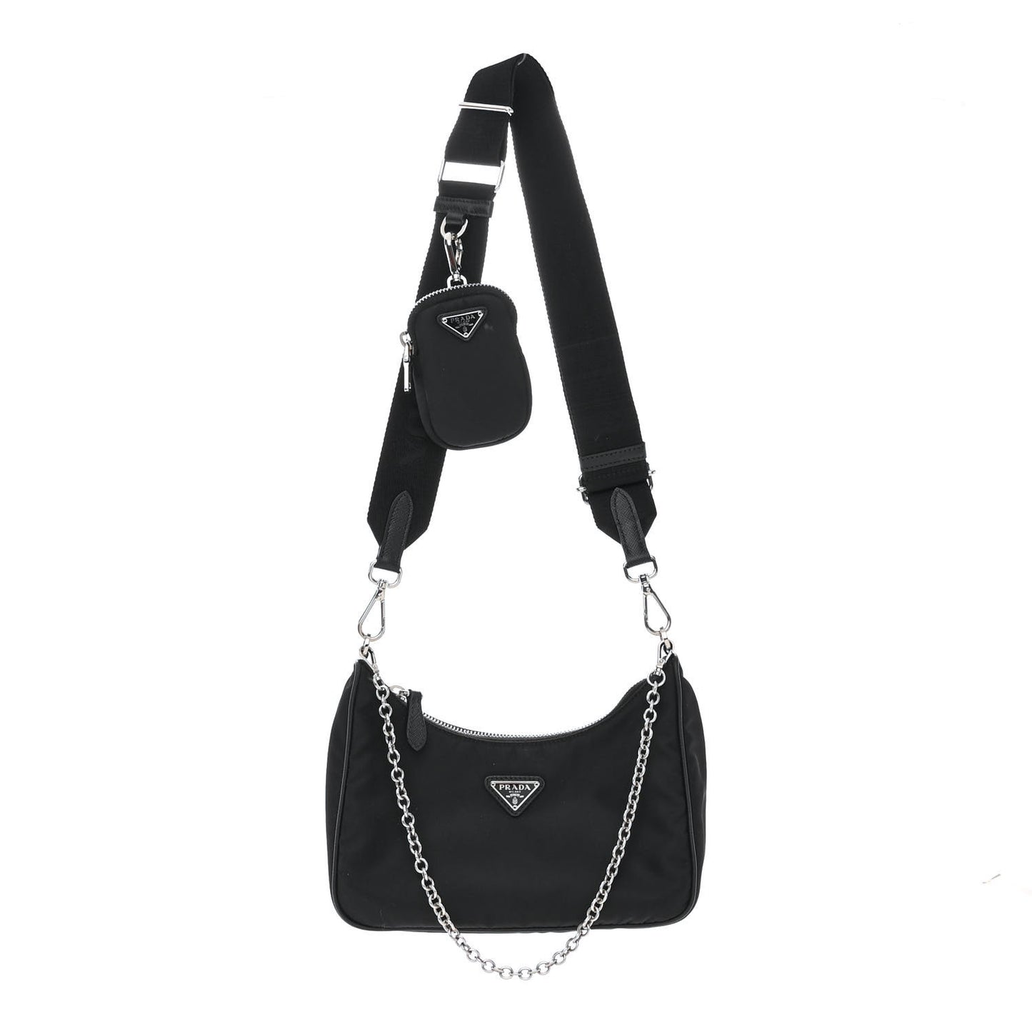 Nylon Re-Edition 2005 Shoulder Bag Black