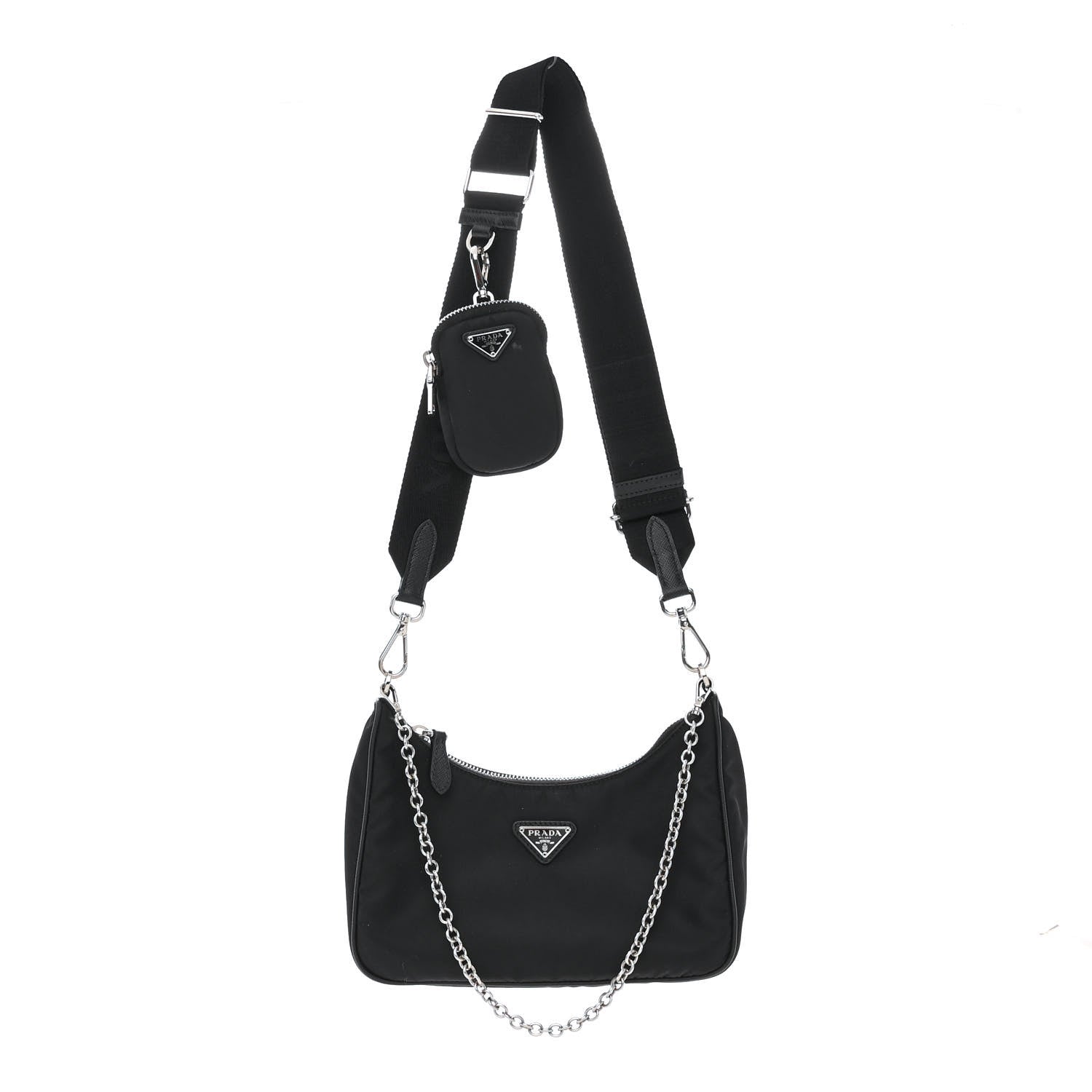 Prada Nylon Re-Edition 2005 Shoulder Bag Black 1 of 15