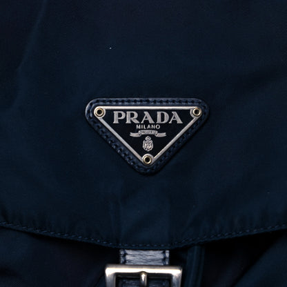 Prada Nylon Vela Small Backpack Navy 6 of 11