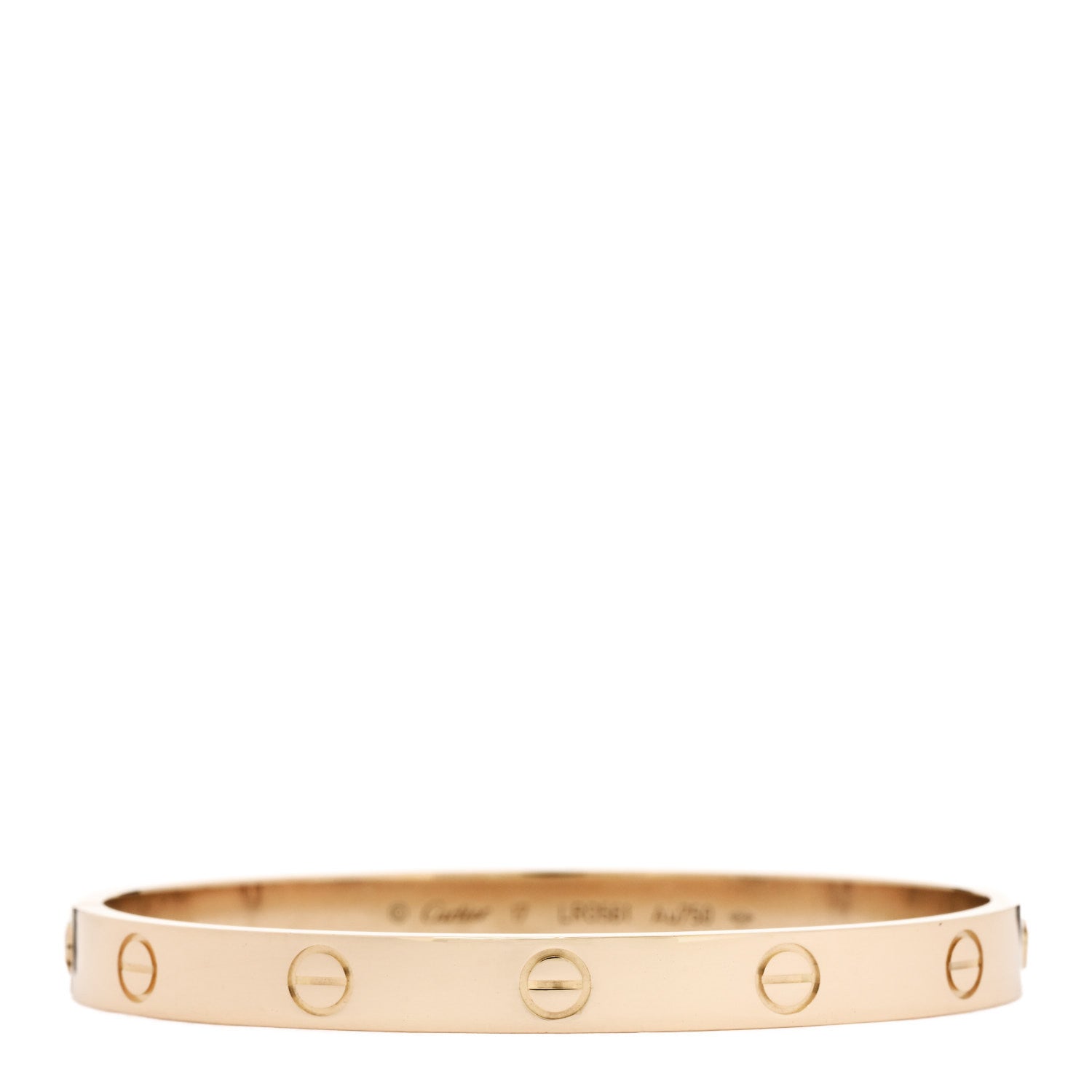 Cartier 18K Yellow Gold LOVE Bracelet 17 1 of 8