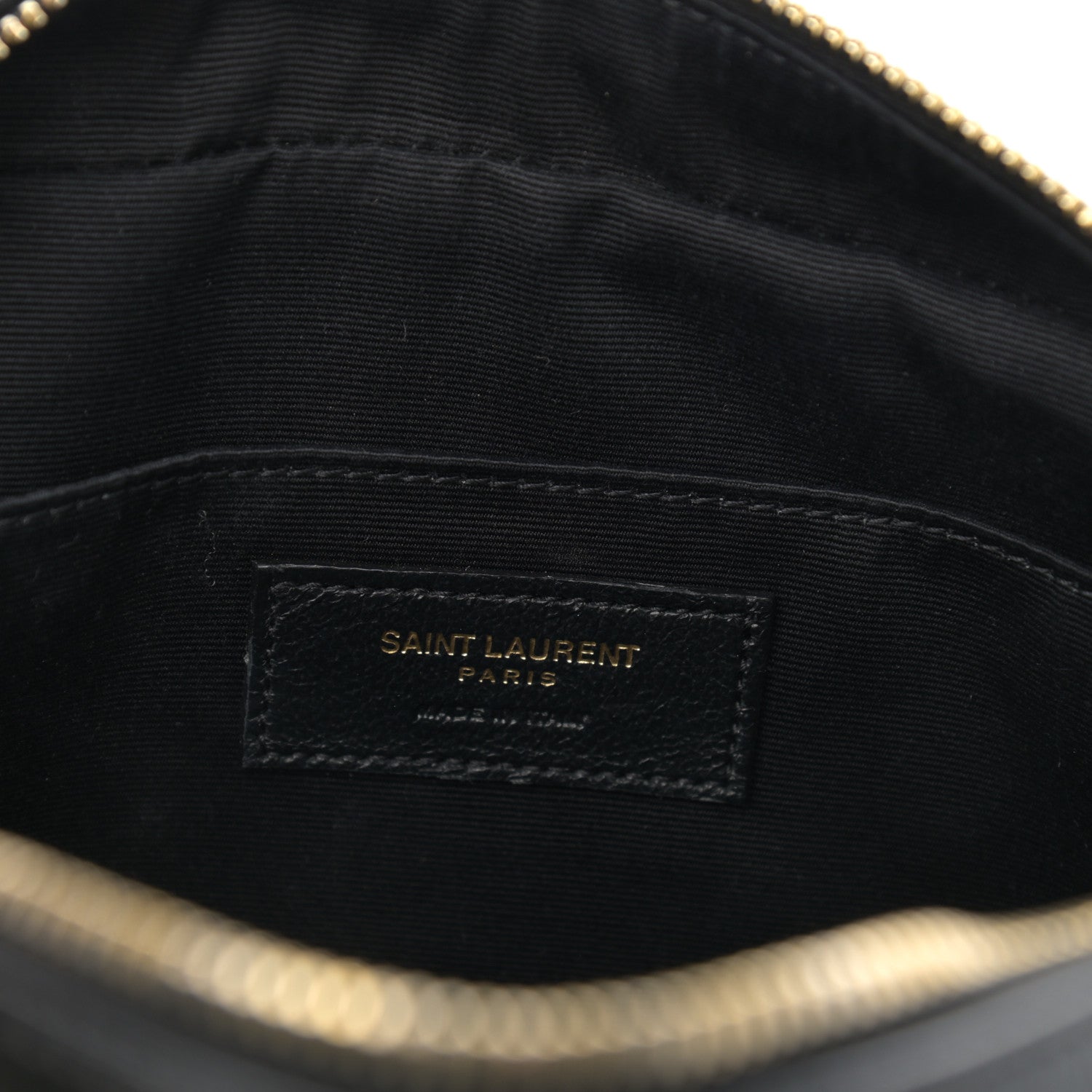 Saint Laurent Tweed Calfskin Monogram Lou Camera Bag Black 6 of 10