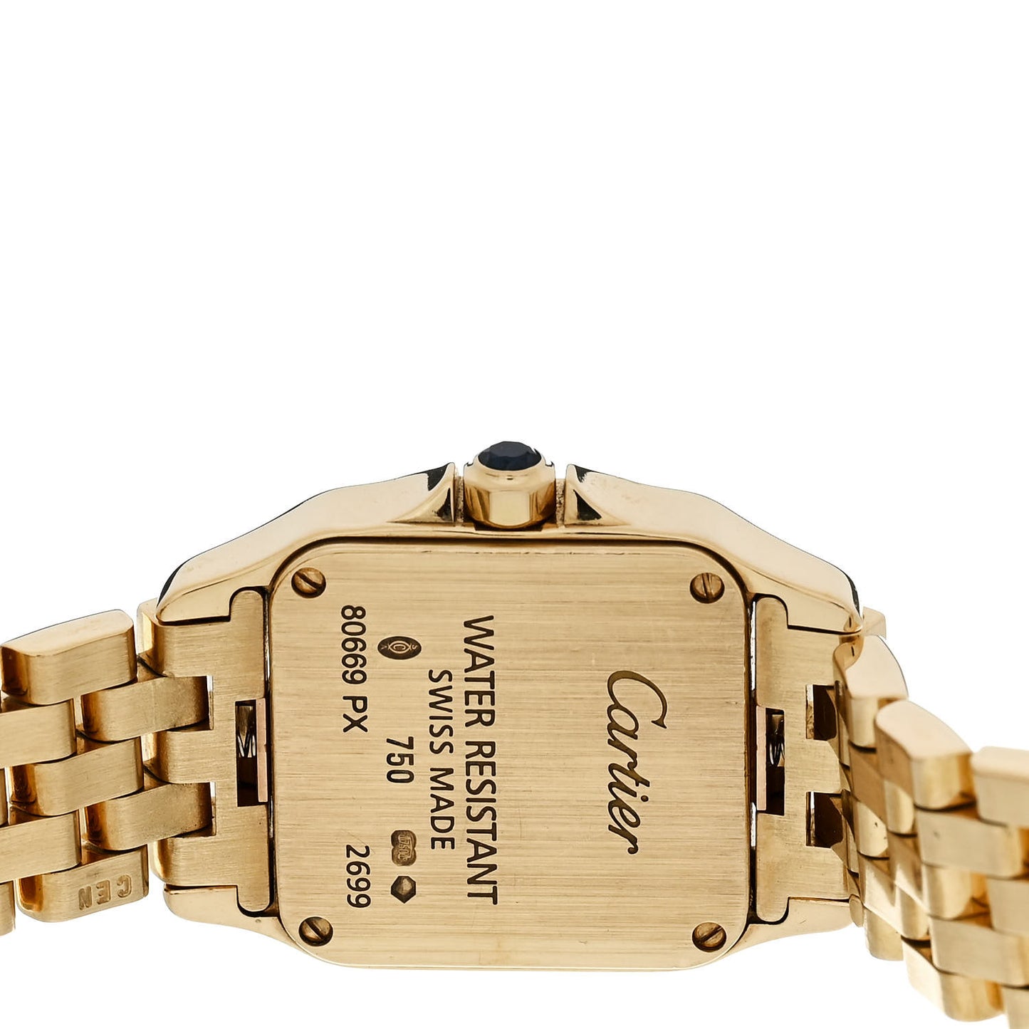 18K Yellow Gold 20mm Santos Demoiselle Quartz Watch