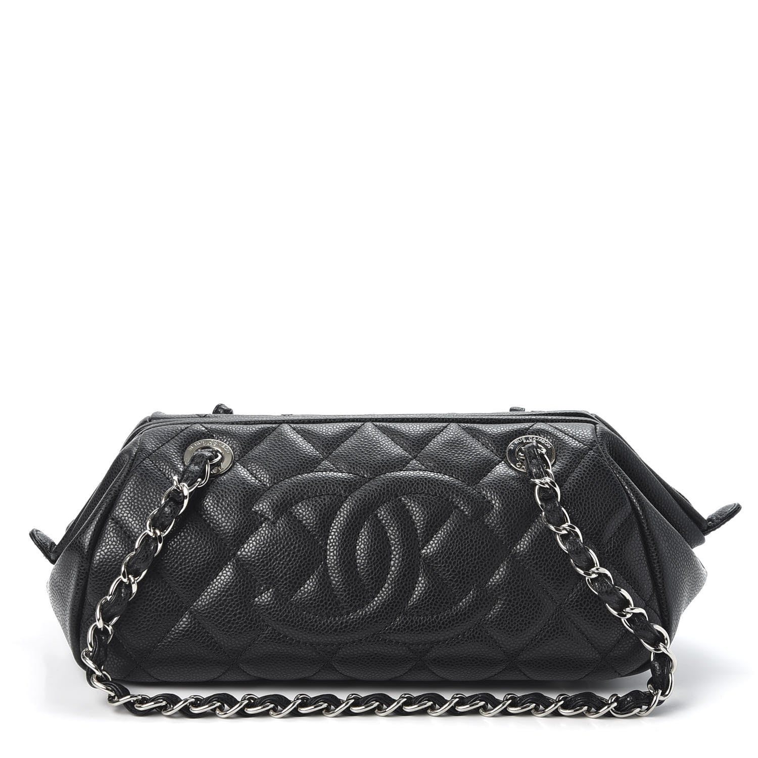 Chanel Caviar Quilted Timeless CC Shoulder Bag Black 1 of 9