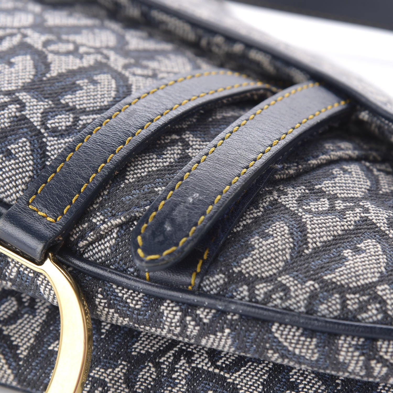 Christian Dior Monogram Saddle Bag Black 20 of 27