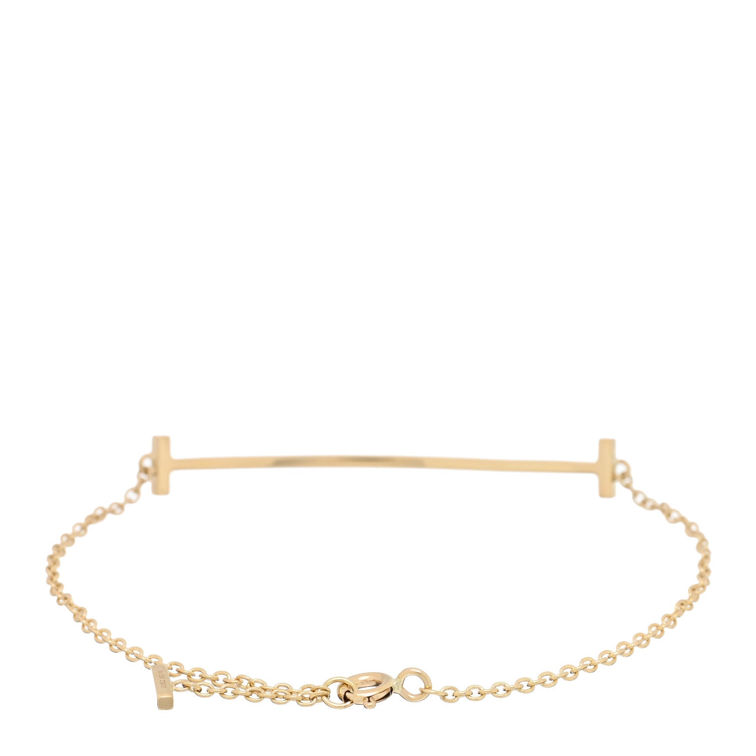 Tiffany 18K Yellow Gold T Smile Bracelet 2 of 3