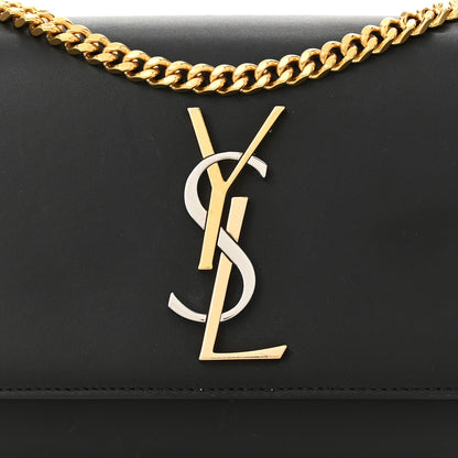 Saint Laurent Calfskin Small Monogram Kate Satchel Black 8 of 10