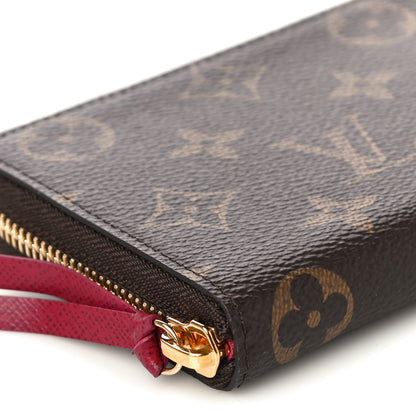 Louis Vuitton Monogram Clemence Wallet Fuchsia 8 of 10