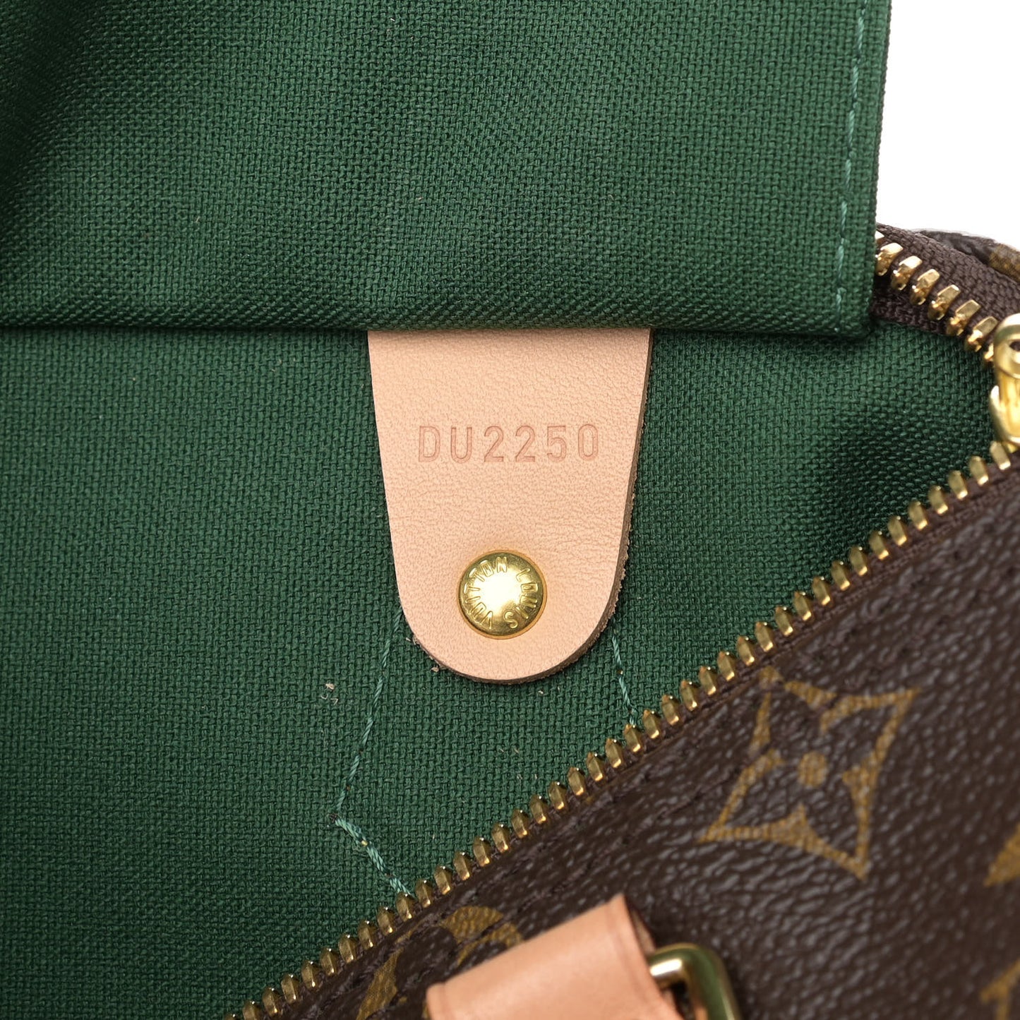 Monogram My LV Heritage Speedy Bandouliere 25 Vert Anglais White