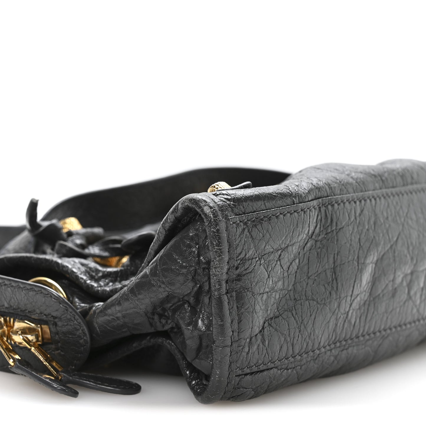 Agneau Giant 12 Gold Hardware Mini City Gris Fossile