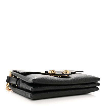 Alexander McQueen Calfskin Medium Twin Skull Chain Crossbody Black 4 of 14