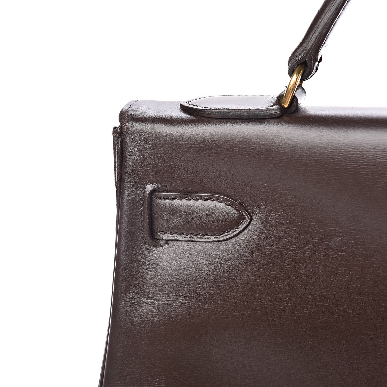 Hermes Box Kelly Retourne 32 Chocolate 20 of 64