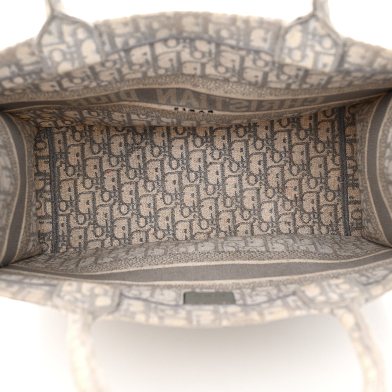 Christian Dior Oblique Medium Book Tote Grey 5 of 17