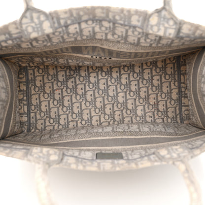 Christian Dior Oblique Medium Book Tote Grey 5 of 17