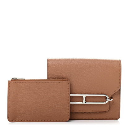 Hermes Chevre Mysore Roulis Slim Wallet Quebracho 1 of 10