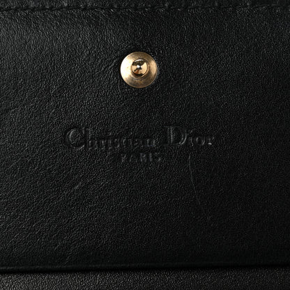 Christian Dior Patent Cannage Mini Lady Dior Wallet Black 6 of 9