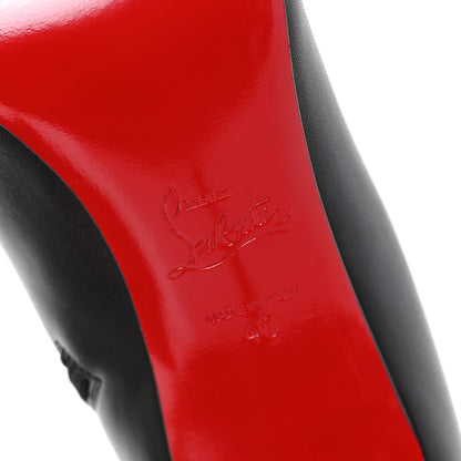 Christian Louboutin Calfskin So Kate Booty 100 Ankle Boots 40 Black 7 of 9