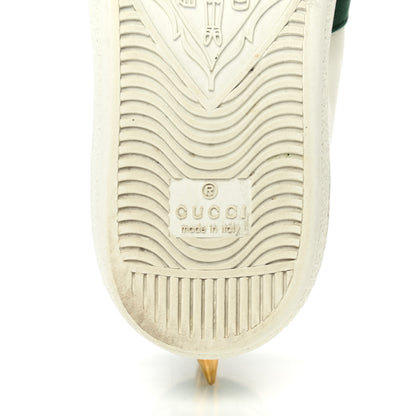 Gucci Calfskin Web Pearl Studded Womens Ace Sneakers 35 White 6 of 9
