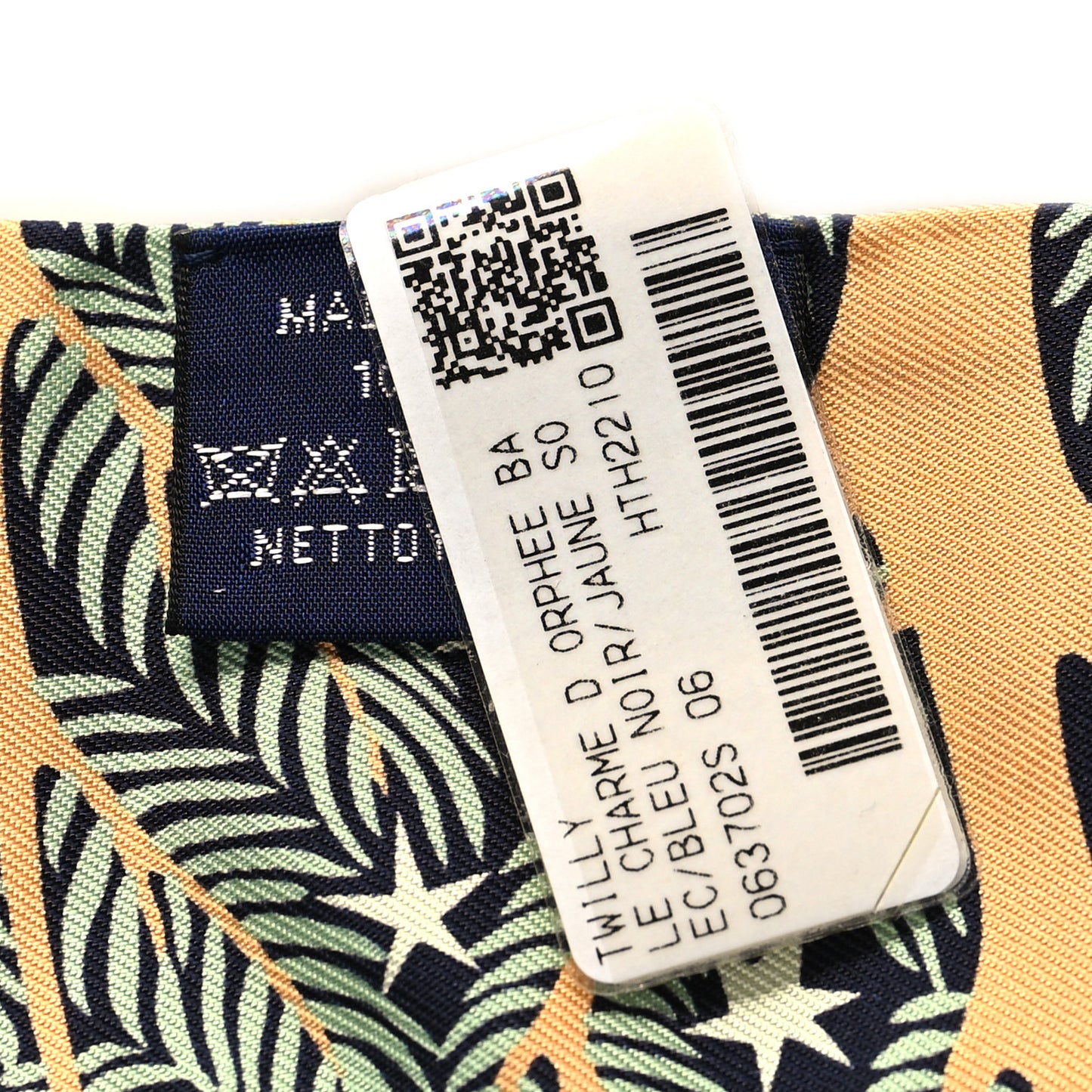 Silk Sous Le Charme D Orphee Twilly Bleu Black Jaune Soufre